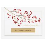 Personalized Name Window Holiday Cards, Greetings Extended, 7 7/8in. x 5 5/8in, Box Of 25