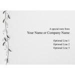 Custom Printed Stationery Note Cards  4 7 8in  x 3