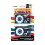 Casio Model XR9XD2S Black On Clear Tapes