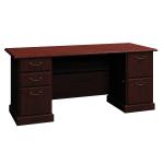 Bush(R) Syndicate 72in. Double Pedestal Desk, 30 3 4in.H x 70 1 8in.W x 29in.D, Harvest... by Bush Furniture