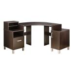 South Shore Furniture Element Collection Corner Desk, 30in.H x 53in.W x 57in.D, Chocolate