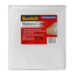 Scotch(R) King/Queen Mattress Cover, 76in. x 94in. x 9 1/2in., Clear