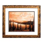 Framed Artwork  Tuscan Sunset