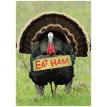 Personalized Thanksgiving Cards, 5 5/8in. x 7 7/8in, Eat Ham, Box Of 25