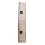 Tennsco Double-Tier Locker  1 Wide  72in H x 12in