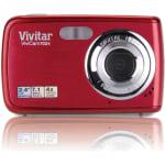 Vivitar ViviCam V7024 7.1 Megapixel Compact Camera - Strawberry