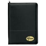 Script Zippered Padfolio