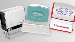 office depot stamps custom stamp personalized return address officemax business sellers