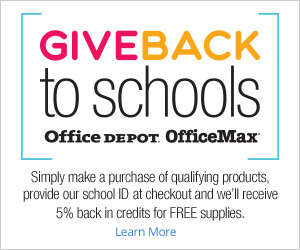 give back to schools program office depot business flyers