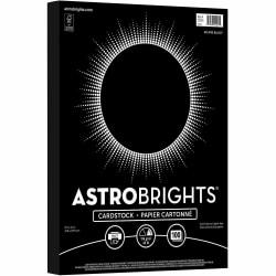 Photos - Office Paper Astrobrights Color Card Stock Paper, 8-1/2" x 11", FSC� Certified, Eclipse Black, Pack Of 100 Sheets 2202401