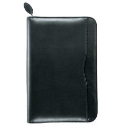 UPC 767199841516 product image for Day-Timer(R) Verona 6-Ring Leather Binder With Zipper, 3 3/4in. x 6 3/4in., Blac | upcitemdb.com