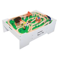 Melissa Doug Multi-Activity Table, 50in.H x 17 1/2in.W x 32 1/2in.D, White, Pre-K - Grade 2