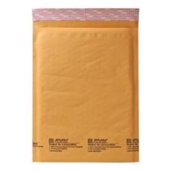 Sealed Air Self-Seal Bubble Mailers, 8 1/2in. x 12in., Kraft, Case Of 100