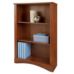 Realspace (R) Dawson 3-Shelf Bookcase, 44in.H x 30 1\/2in.W x 11 3\/5in.D, Brushed Maple