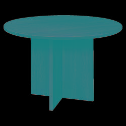 HON BL Series Conference Table, Round, X-Base, 48" Diameter, Espresso Finish ( top only)