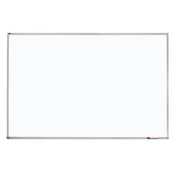 Quartet(R) Porcelain Magnetic Dry-Erase Board With Aluminum Frame, 48in. x 96in., White Board, Silver Frame