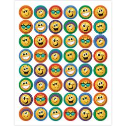 UPC 073168304211 product image for Eureka Theme Stickers, Emoticons, Pack Of 120 | upcitemdb.com