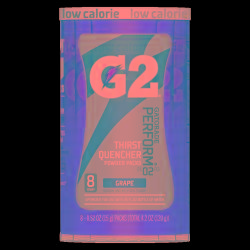 Gatorade Powder Drink Mix, Grape, 0.4 Oz, Tube Of 8