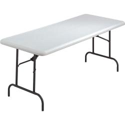 Lorell (R) Ultra-Lite Folding Table, 29in.H x 30in.W x 96in.D, Platinum