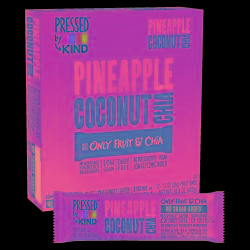 UPC 602652242007 product image for KIND Pressed Pineapple Coconut Chia Fruit Bars, 1.4 Oz, Box Of 12 | upcitemdb.com