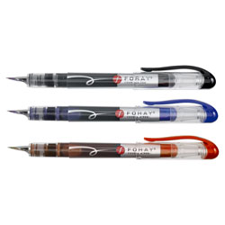 Foray Fountain Pens Medium Tip Orted Barrel Ink Pack Of Foray Fountain Pens Medium Tip Orted