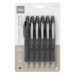 UPC 735854070588 product image for FORAY(R) Retractable Ballpoint Pens With Grip, 1.0 mm, Medium Point, Black Barre | upcitemdb.com