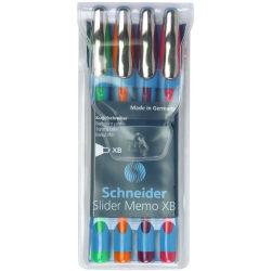 UPC 046750857648 product image for Schneider Slider Memo XB Ballpoint Pens, Extra Bold Point, 1.4 mm, Assorted Colo | upcitemdb.com