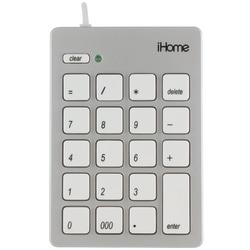 UPC 812350019065 product image for iHome USB 2.0 Numeric Keypad, Silver | upcitemdb.com