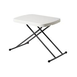 Realspace (R) Personal Folding Table, 23in.-28in.H x 17 1\/2in.W x 25 1\/2in.D, Charcoal