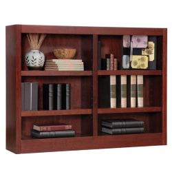Concepts In Wood Bookcase, 6 Shelves, 36in.H x 48in.W x 10 5\/8in.D, Cherry