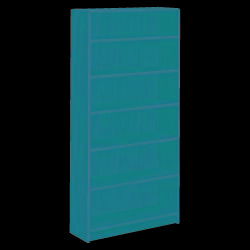 HON (R) Radius-Edge Bookcase, 6 Shelves, 72in.H x 36in.W x 15 3\/4in.D, Mahogany