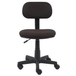 Boss Fabric/Plastic Low-Back Task Chair, Black