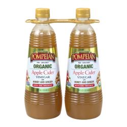 UPC 070404004843 product image for Pompeian Organic Apple Cider Vinegar With Honey And Ginger, 32 Oz, Pack Of 2 Bot | upcitemdb.com