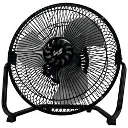 Comfort Zone 9  Cradle Floor Fan  3 Speed  Electric  180 Degree Adjustable Tilt  All Metal  Carry Handle  Rubber Feet  Table Fan  Airflow 12.57 ft/sec  Ideal for Home  Bedroom & Office  CZHV9B