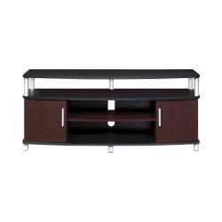 Carson 50 Inch TV Stand, Cherry/Black