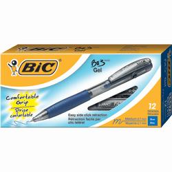 UPC 070330344785 product image for BIC(R) BU3 Retractable Gel Pen, Bold Point, 0.7 mm, Blue Barrel, Blue Ink, Pack  | upcitemdb.com