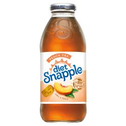 ( Best by 05/16/2025) Snapple Zero Sugar PEach Tea  16 fl oz recycled plastic bottle, 12 bottles 