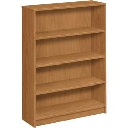HON (R) 1870-Series Laminate Bookcase, 4 Shelves (3 Adjustable) , 49in.H x 36in.W x 11 1\/2in.D, Harvest