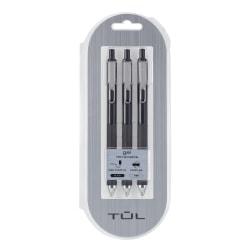 UPC 011491053406 product image for TUL GL3 Gel Pen - 3 Pack, Retractable, Fine 0.5mm, Black Ink | upcitemdb.com