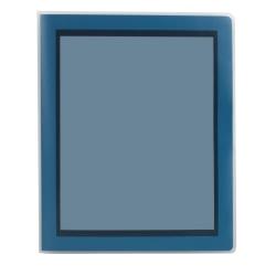 OfficeMax 2-Pocket Poly Folders, Navy