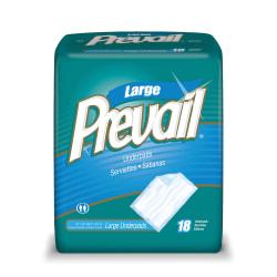 Prevail(R) Disposable Underpads, Large, 23in. x 36in., Blue, Box Of 72