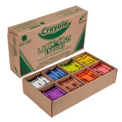 Crayola(R) Classpack(R) Large Crayons, 8 Assorted Colors, Box Of 400
