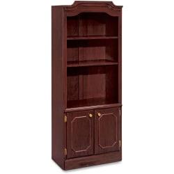 DMi (R) Governor's Collection Bookcase with Doors, 74in.H x 30in.W x 14in.D, Mahogany