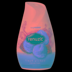 Renuzit Adjustable Solid Gel Air Freshener Cone  Forever Raspberry  Nonstop Freshness  7 Ounces  1 Cone