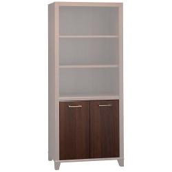 Bush (R) Achieve Door Pack For Bookcase, 24 1\/8in.H x 26 1\/8in.W x 5\/8in.D, Sweet Cherry