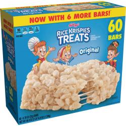 Kellogg's Rice Krispies Treats, 60 Ct./0.78 Oz.