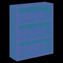 HON (R) 10700 Series Laminate Bookcase, 3 Shelves, 42 15\/16in.H x 36in.W x 13 1\/8in.D, Cognac