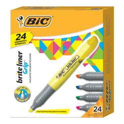 UPC 070330341272 product image for BIC(R) Brite Liner(R) Highlighters, Chisel Point, Assorted Colors, Box Of 24 | upcitemdb.com