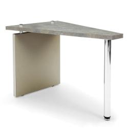 UPC 845123030424 product image for OFM Profile Wedge Table, 17in.H x 15in.W x 24in.D, Painted Screen | upcitemdb.com