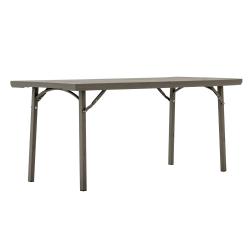 Cosco Folding Table, Rectangle, 30in.H x 80 3\/8in.W x 30in.D, Brown